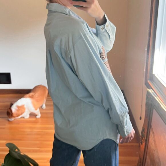 Vintage Princeton Club Chambray Button Down - Picture 2 of 8